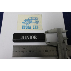 EMBLEM "JUNIOR" LATERAL FOR A 112  PLASTIC