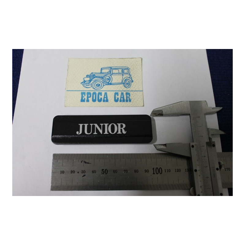 SCRITTA "JUNIOR" LATERALE X A112 (CON SBALZO)   PLASTICA NERA