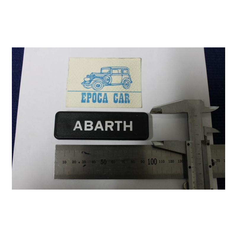EMBLEM "ABARTH" LATERAL FOR A112   PLASTIC