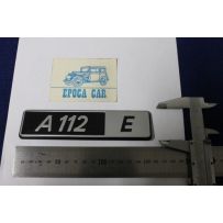 EMBLEM "A112 E" PLASTIC