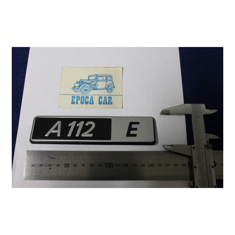 EMBLEM "A112 E" PLASTIC