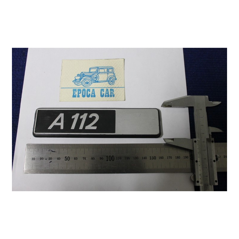 SCRITTA "A112"   PLASTICA