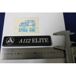 EMBLEM "A112 ELITE" BLACK PLASTIC