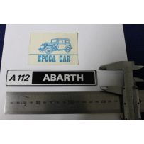 EMBLEM "A112 ABARTH" (THIN THICKNESS) PLASTIC