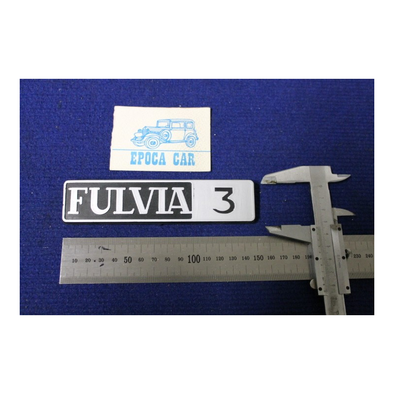 EMBLEM "FULVIA 3"  (COUPE')   PLASTIC