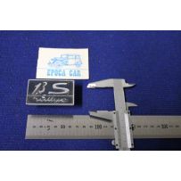 EMBLEM "1,3 S RALLYE"  (USED)  METAL CHROME