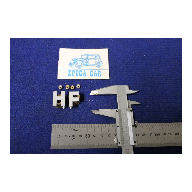 SCRITTA "HF"  METALLO CROMATO