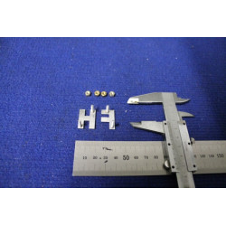 EMBLEM "HF"   METAL CHROME