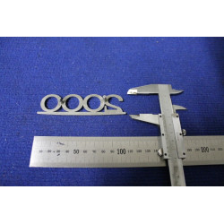 SCRITTA "2000"  METALLO CROMATO
