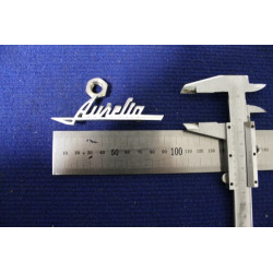 SCRITTA "AURELIA"   METALLO CROMATO