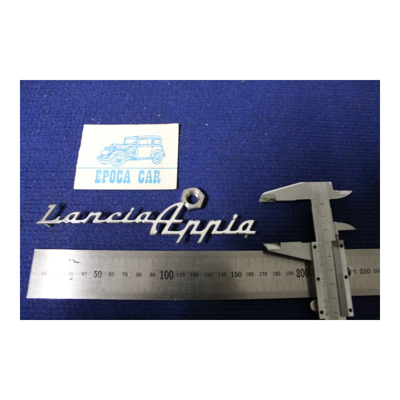 EMBLEM "LANCIA APPIA"   METAL CHROME