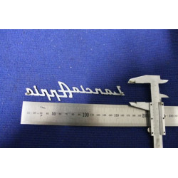 SCRITTA "LANCIA APPIA"   METALLO CROMATO