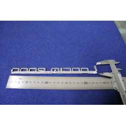 EMBLEM "LANCIA 2000"  METAL CHROME