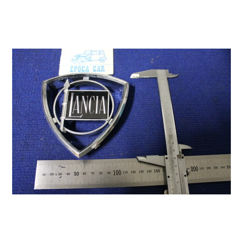 BADGE "LANCIA" cm 11,5 X 11,5  ( 4 CONNECTIONS)   PLASTIC
