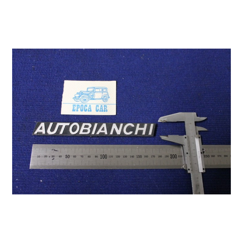 EMBLEM "AUTOBIANCHI"   METAL