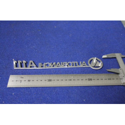SCRITTA "AUTOBIANCHI A 111"  METALLO CROMATO