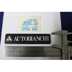 SCRITTA "AUTOBIANCHI"  PLASTICA NERA