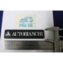 SCRITTA "AUTOBIANCHI"  PLASTICA NERA