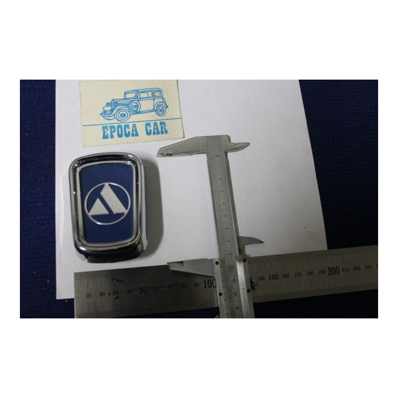 BADGE "AUTOBIANCHI"  PLASTIC CHROME