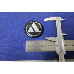 STEMMA AUTOBIANCHI ( COPRIMOZZO X A112 ELEGANT)  PLASTICA NERA