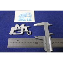 SCRITTA "JM3 S"  METALLO CROMATO