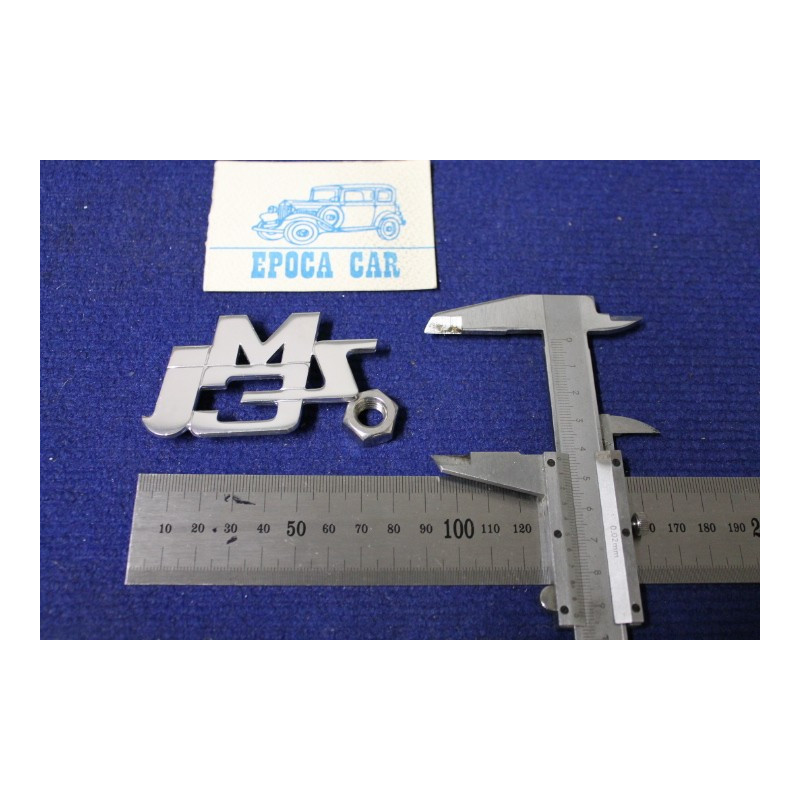 EMBLEM "JM3 S"   METAL CHROME