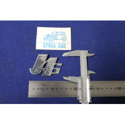 SCRITTA "J4 S"  METALLO CROMATO