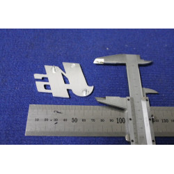 EMBLEM "J4 S"  METAL CHROME