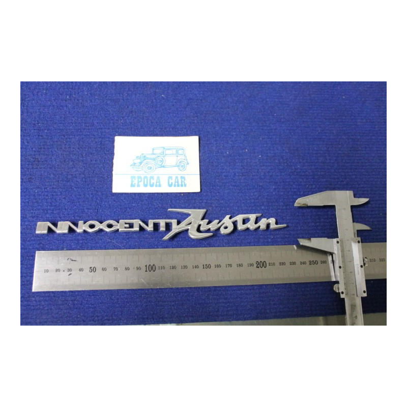 EMBLEM "INNOCENTI AUSTIN"  METAL CHROME