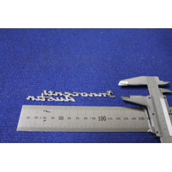 EMBLEM "INNOCENTI AUSTIN"  METAL CHROME