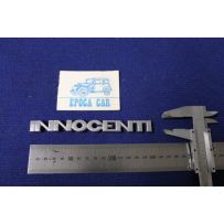 SCRITTA "INNOCENTI"  (TIPO LUNGO 165 mm) METALLO CROMATO