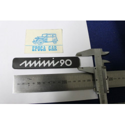 SCRITTA " MINI 90"       PLASTICA NERA