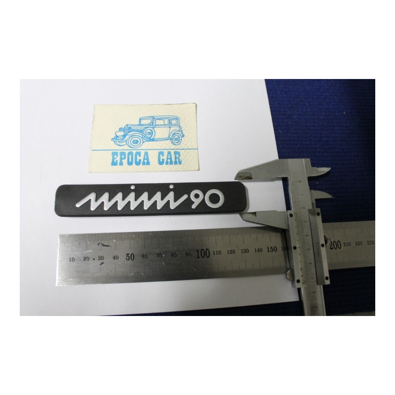 EMBLEM "MINI 90"    BLACK PLASTIC