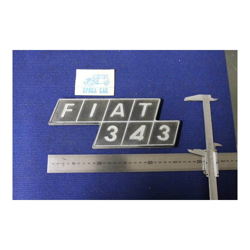 SCRITTA "FIAT 343"  PLASTICA