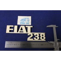 SCRITTA "FIAT 238"  PLASTICA BIANCA