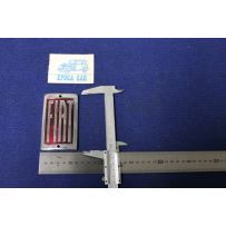 STEMMA "FIAT" ALTEZZA 100 mm  METALLO CROMATO