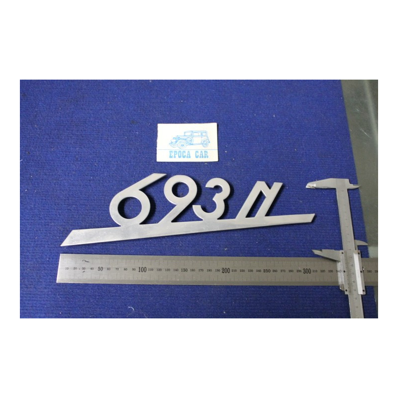 EMBLEM "693 N"  ALLUMINIUM