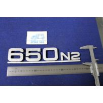 EMBLEM "650 N2"   METAL