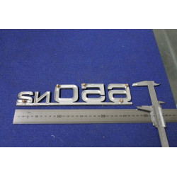 SCRITTA "650 N2"  METALLO OPACO