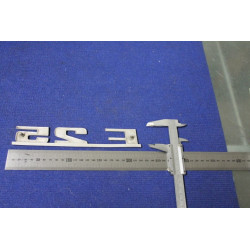 EMBLEM "F25"  ALLUMINIUM
