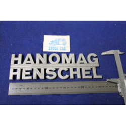 SCRITTA "HANOMAG HENSCHEL"  METALLO OPACO