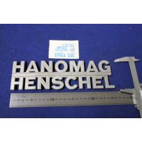 SCRITTA "HANOMAG HENSCHEL"  METALLO OPACO