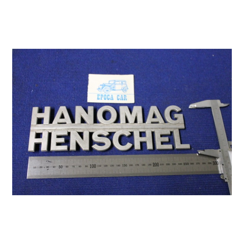 EMBLEM "HANOMAG HENSCHEL"  METAL