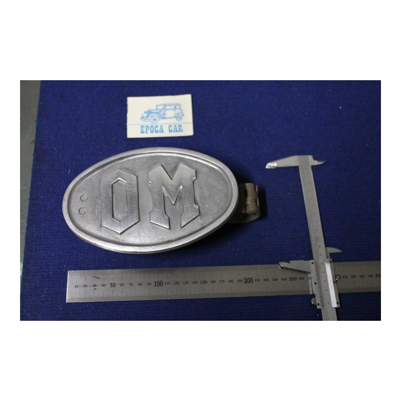 BADGE "OM"  LENGHT 190 mm  METAL
