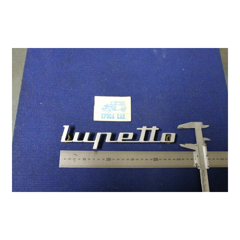 SCRITTA "LUPETTO" ALLUMINIO