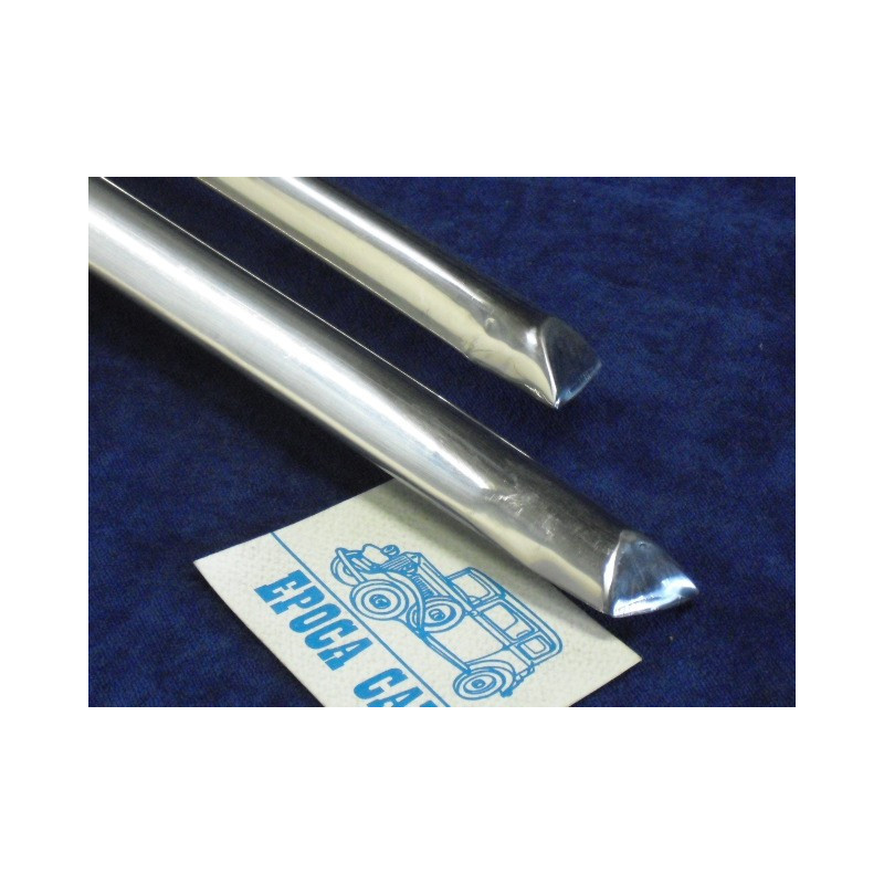 COPPIA PROFILI SOTTOPORTA INOX LUNGHEZZA CM 134