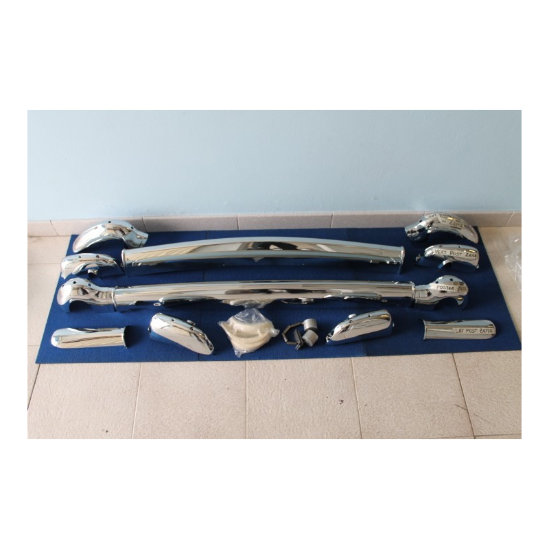 KIT FRONT/REAR BUMPER WITH BRASS BEAK AND WHITE RUBBER, CABRIO/SPECIAL SUPPORT