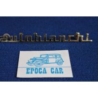 SCRITTA AUTOBIANCHI IN OTTONE PER MASCH. CABRIOLET