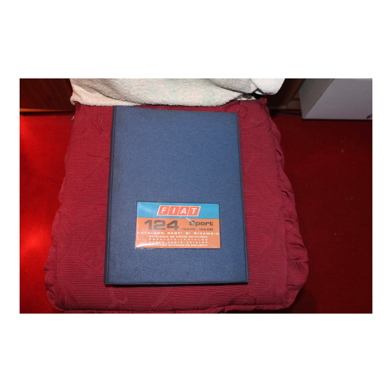 FIAT 124 SPORT  CC CS  CATALOGO PARTI DI RICAMBIO-MECCANICA (1° EDIZIONE 1972)