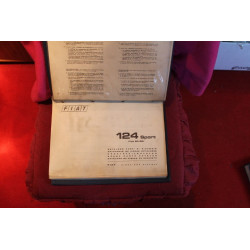 124 SPORT (BC BS) CATALOGO PARTI DI RICAMBIO-MECCANICA (1970)